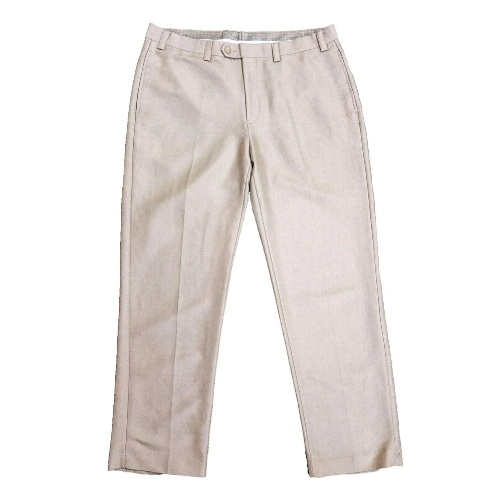 Lauren Ralph Lauren Dress Pants Men's 36x32 (Fits 36x30) Beige Straight Leg
